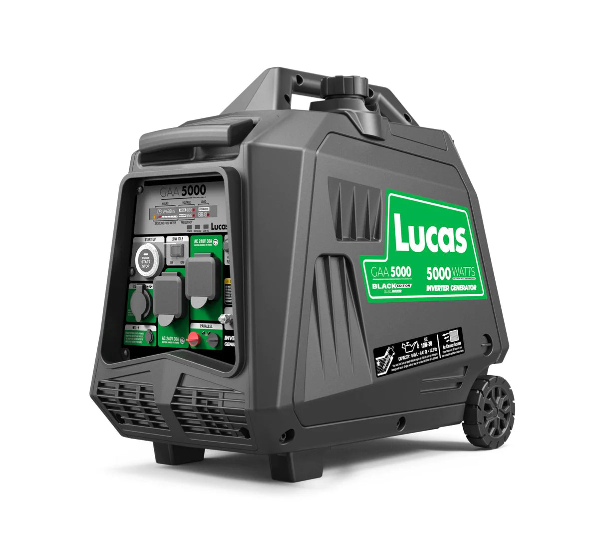 Generador inverter Lucas | 5,000 WATTS PRENDE POR "BEEPER", BOTÓN O YOYO