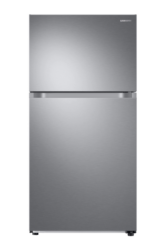 21 cu. ft. Samsung Top Freezer Refrigerator with FlexZone™ and Ice Maker in Stainless Steel