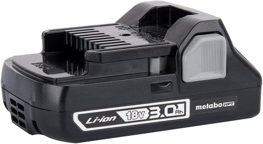 Metabo HPT 18V Battery, 3.0 Ah, Lithium-Ion, Slide Style, Compact and Lightweight Design (339782M)