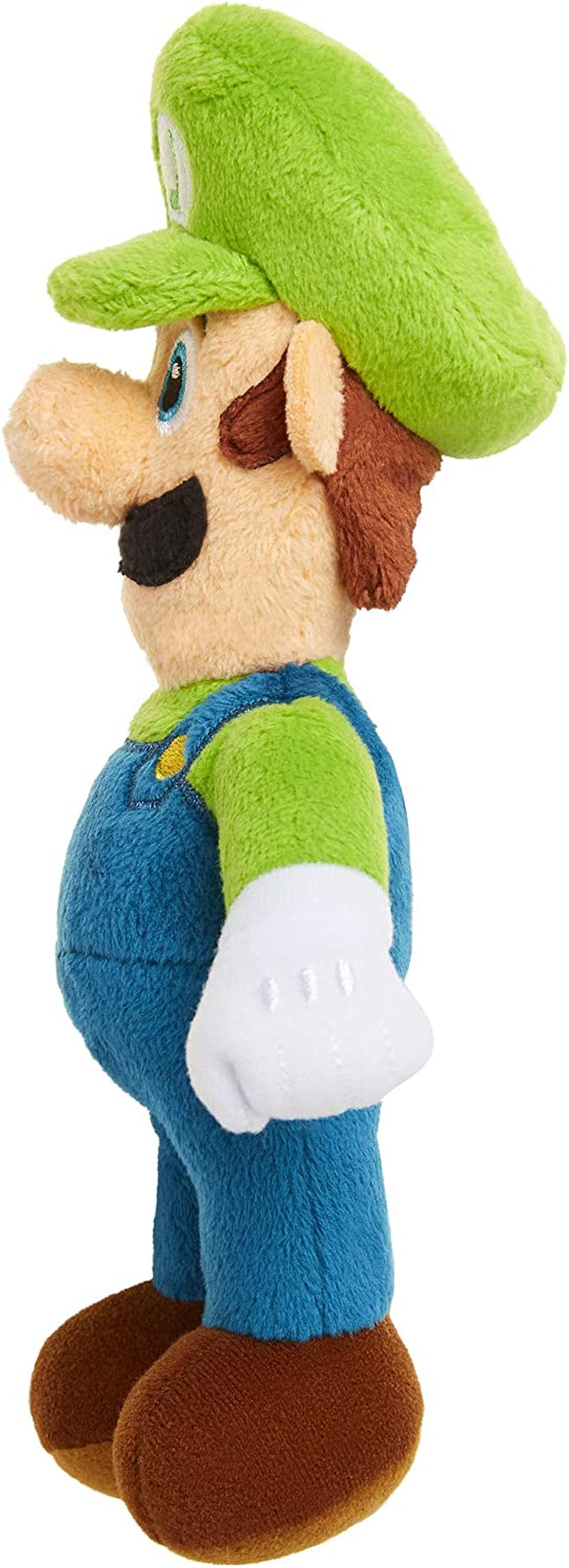 SUPER MARIO Luigi Plush Stuffed Toy Figure 6" Scale