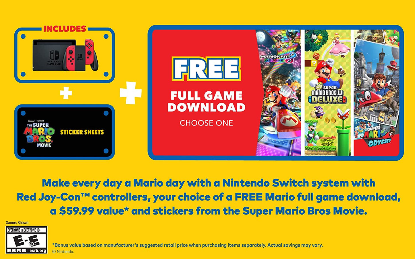 Switch Mario Choose One Bundle