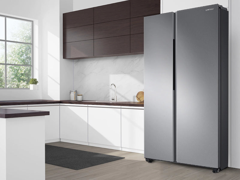 28 cu. ft. Samsung Smart Side-by-Side Refrigerator in Stainless Steel