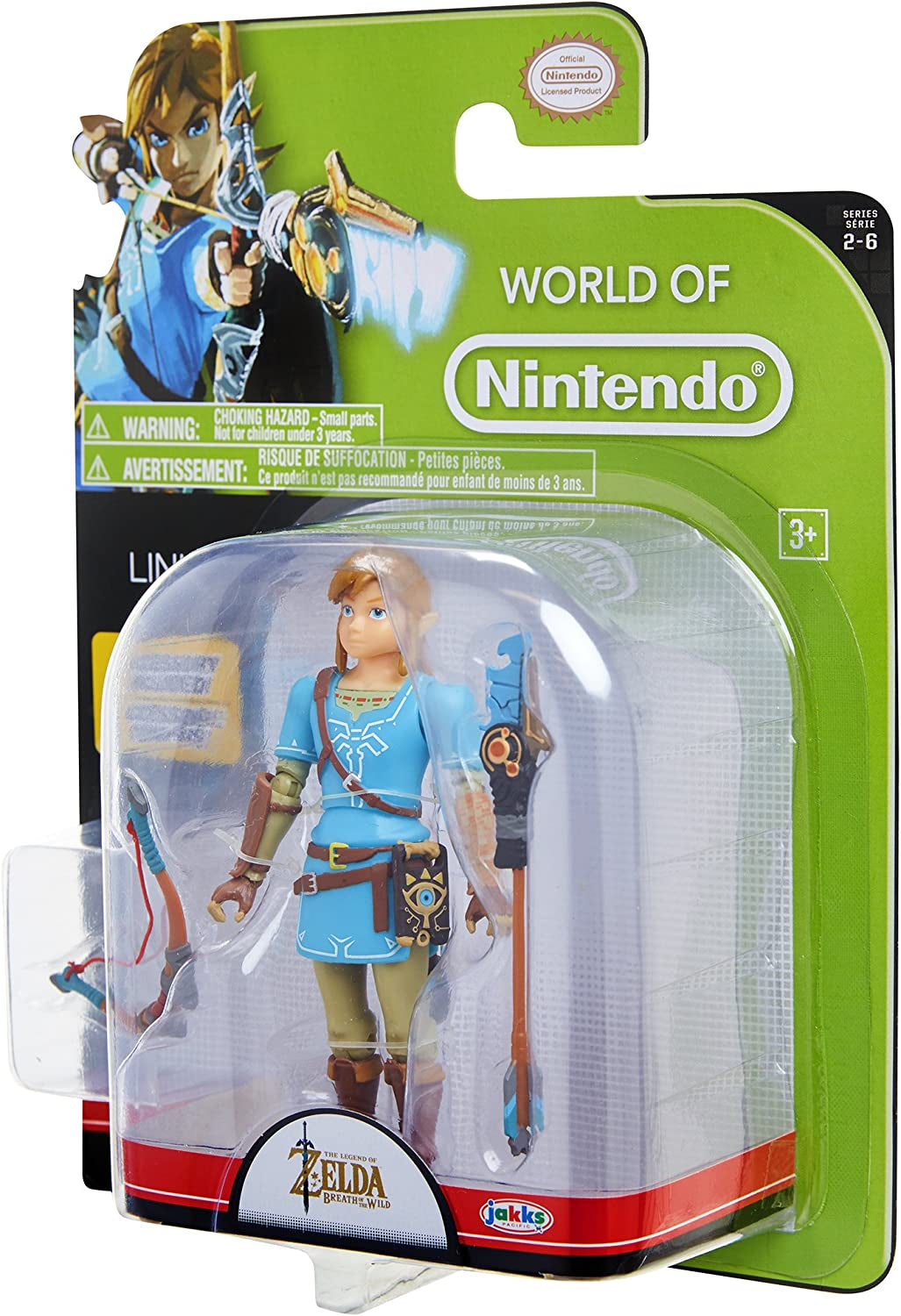 World of Nintendo the Legend of Zelda: Breath of the Wild Link 4 Inch Action Figure